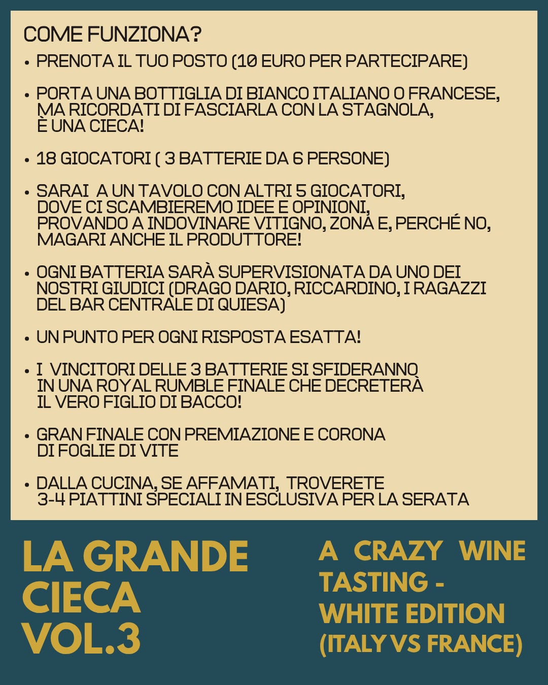 la grande cieca